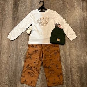 Toddler Carhartt Outfit w/hat